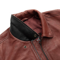 Moto Bomber - Men's Leather Jacket Men's Leather Jacket First Manufacturing Company   