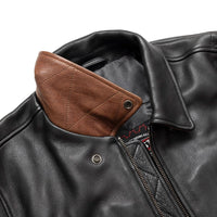 Moto Bomber - Men's Leather Jacket Men's Leather Jacket First Manufacturing Company   