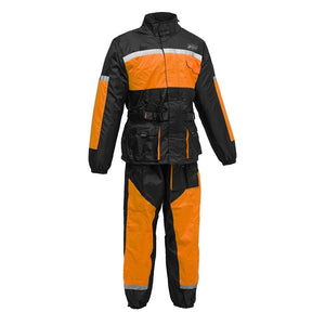 Motorcycle Rain Suit - Men's Rain Suit First Manufacturing Company Orange S 