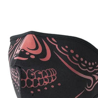 Neoprene Half Face Inverse Skull Riding Mask Face Mask First Manufacturing Company