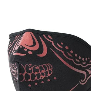 Neoprene Half Face Inverse Skull Riding Mask Face Mask First Manufacturing Company