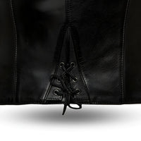 Savannah Women's Western Style Motorcycle Leather Vest Women's Leather Vest First Manufacturing Company