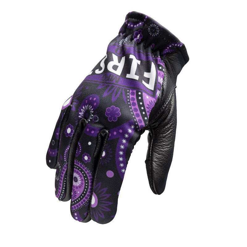 Purple Black Women's Clutch Gloves Women's Gloves First Manufacturing Company Purple Black XS