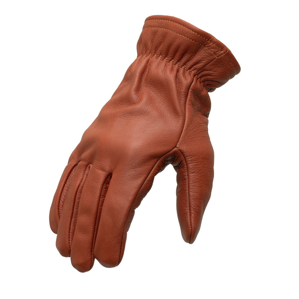 Pursuit Men's Motorcycle Gloves Men's Gloves First Manufacturing Company XS Whiskey 