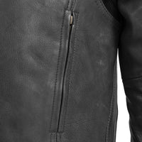 Raider Men's Motorcycle Leather Jacket Men's Leather Jacket First Manufacturing Company   