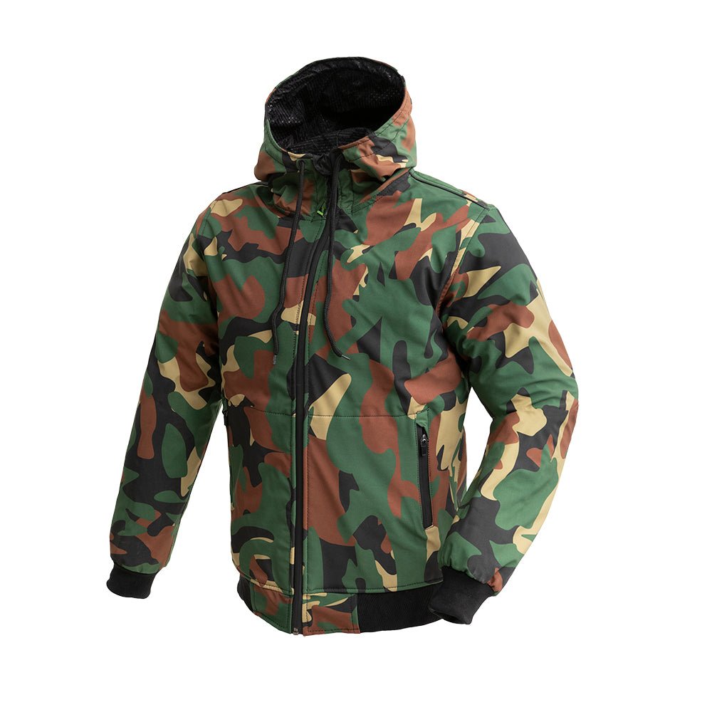 Reign Men's Breathable Rain Jacket Men's Rain Jacket First Manufacturing Company Green Camo S
