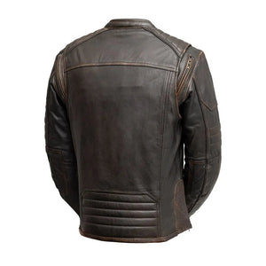 Rider Club - Men's Leather Motorcycle Jacket Men's Leather Jacket First Manufacturing Company   