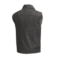 Rook - Vest Only - Men's Motorcycle Denim Vest Garage Sale GARAGE SALE   