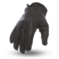 Free Roper Men's Motorcycle Leather Gloves Gift First Manufacturing Company Black XS