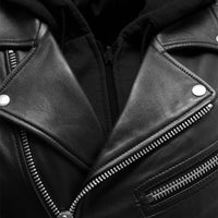 Ryman - Women's Motorcycle Leather Jacket Women's Leather Jacket First Manufacturing Company   