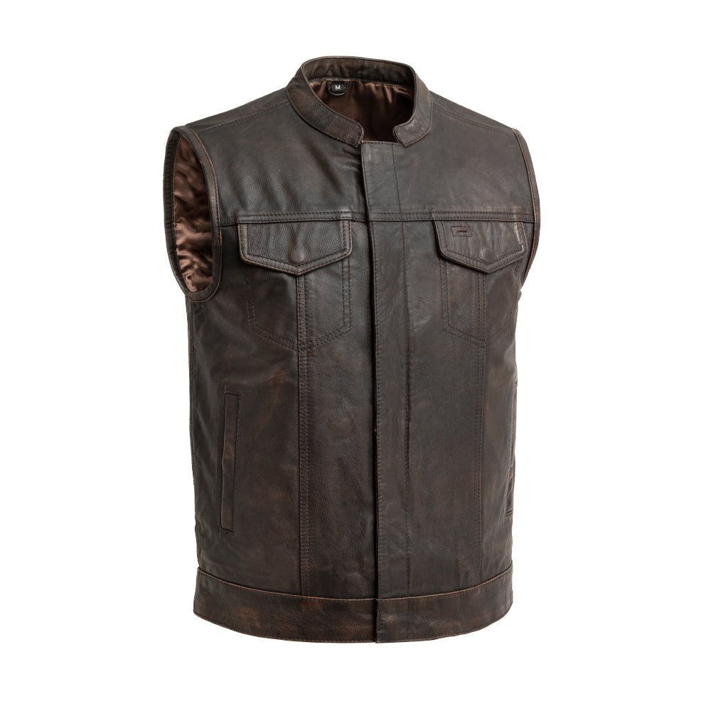 Sharp Shooter Men's Motorcycle Leather Vest – Donna Sacs Online