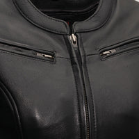 Speed Queen - Womens Motorcycle Leather Jacket Garage Sale First Manufacturing Company   