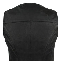 Sweet Sienna Women's Motorcycle Leather Vest Women's Leather Vest First Manufacturing Company