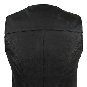 Sweet Sienna Women's Motorcycle Leather Vest Women's Leather Vest First Manufacturing Company