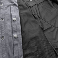 The Moto Shirt - Recycled Canvas Men's Shirt First Manufacturing Company   