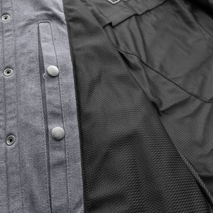 The Moto Shirt - Recycled Canvas Men's Shirt First Manufacturing Company   