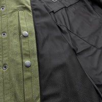 The Moto Shirt - Recycled Canvas Men's Shirt First Manufacturing Company   