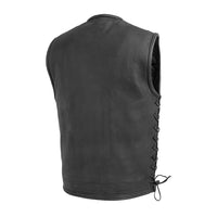 Venom Men's Motorcycle Leather Vest Men's Leather Vest First Manufacturing Company   