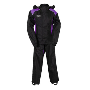 Women's Motorcycle Rain Suit Rain Suit First Manufacturing Company Purple XS 