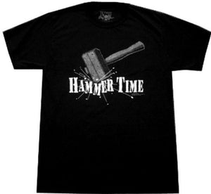 Officially Licensed Detroit Bad Boys Hammer Time T-Shirt Back
