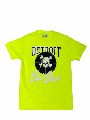 Authentic Detroit Bad Boys Safety Green T-Shirt