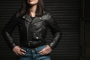 Imogen - Women's Motorcycle Leather Jacket Women's Leather Jacket BH&BR COLLAB   