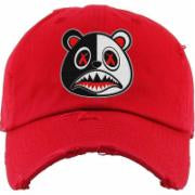 Yayo Baws Bear Red Black and White Dad Hat