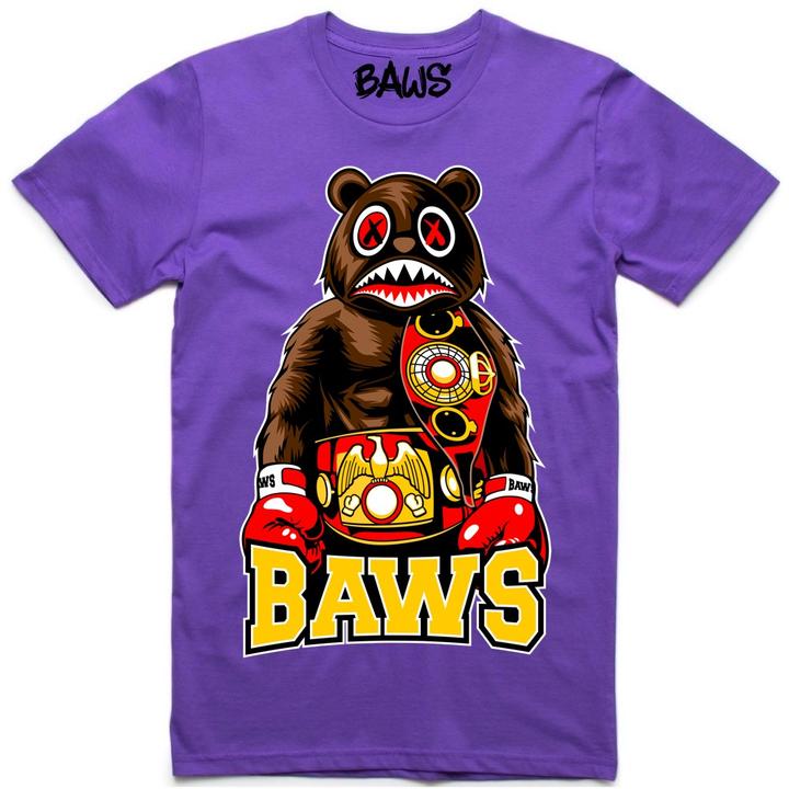 Baws Boxing Purple T-Shirt – DS Online