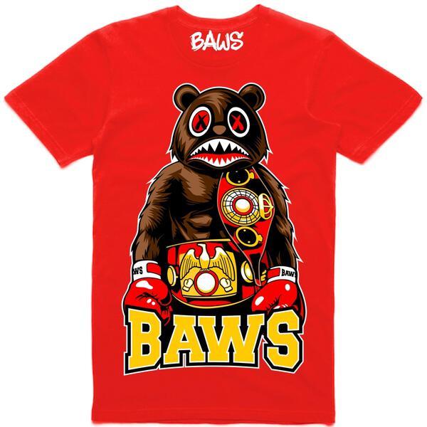 Baws Boxing Red T-Shirt