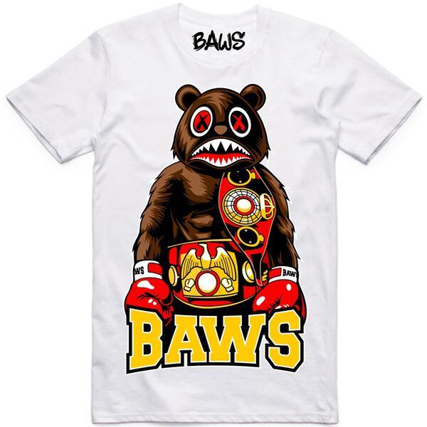 Baws Boxing White T-Shirt
