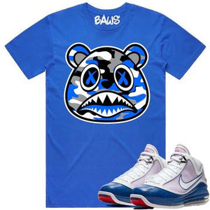 Baws Camouflage Royal Blue T-Shirt