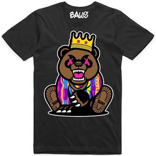 Baws King Crown Black T-Shirt