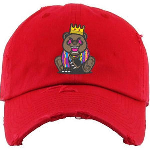 Baws King Crown Red Dad Cap