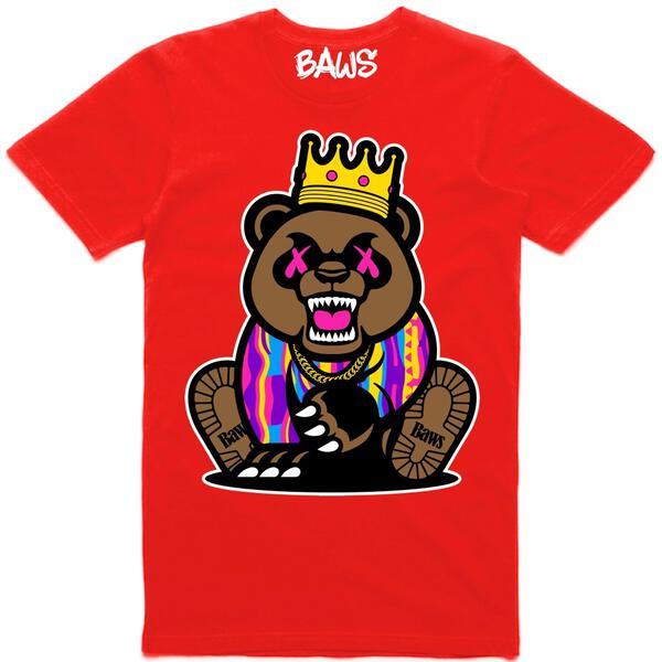 Baws King Crown Red T-Shirt