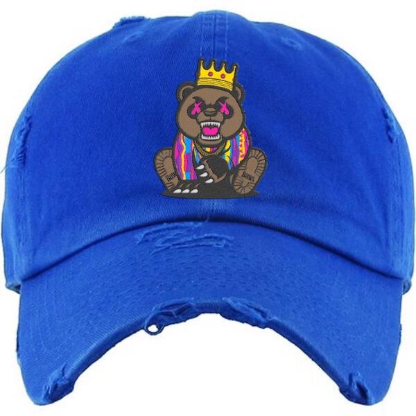 Baws King Crown Royal Blue Dad Cap