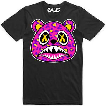 Baws Neon Camouflage Black T-Shirt