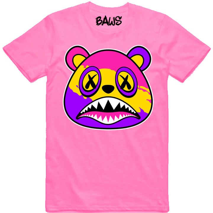 Baws Neon Splash Pink T-Shirt