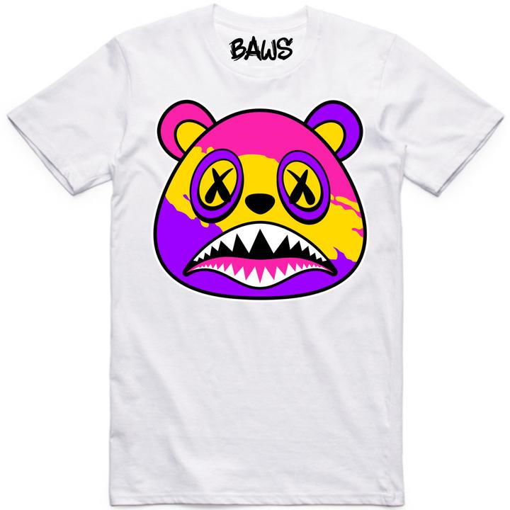 Baws Neon Splash White T-Shirt