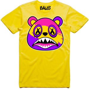 Baws Neon Splash Yellow T-Shirt – DS Online