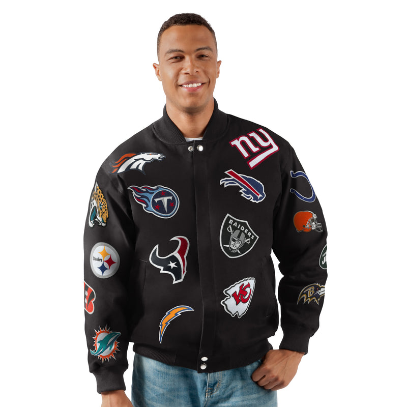 Carl Banks NFL Twill Collage Jacket – DS Online