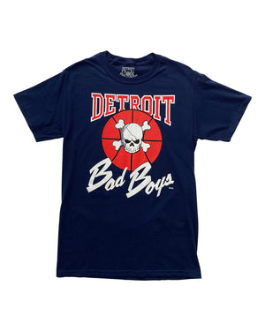 Authentic Detroit Bad Boys Navy T-Shirt