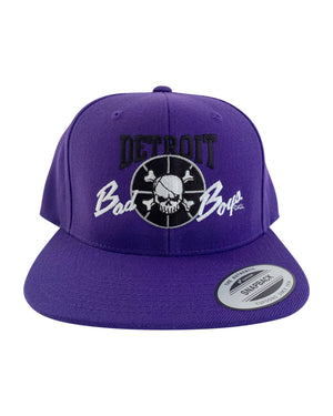 Authentic Detroit Bad Boys Purple Snapback Hat