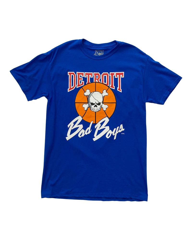 Authentic Detroit Bad Boys Royal Blue T-Shirt