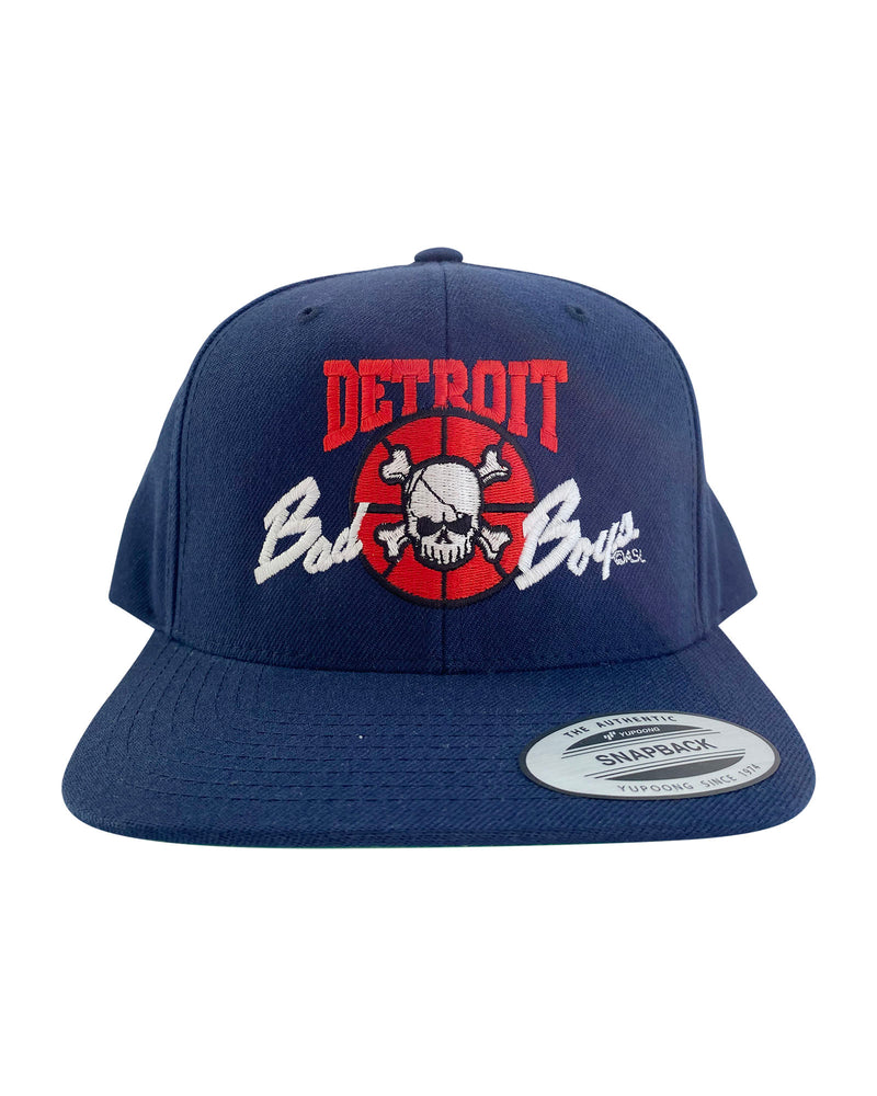 Detroit Bad Boys Royal Blue Snapback Hat