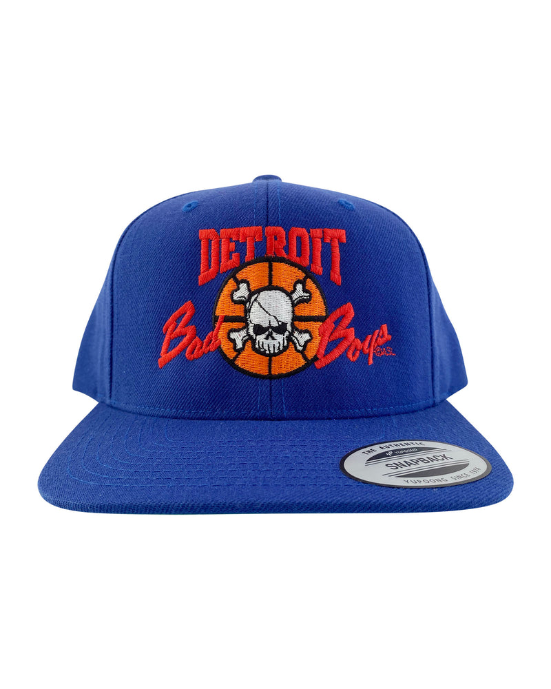 Authentic Detroit Bad Boys Royal Blue Snapback Hat