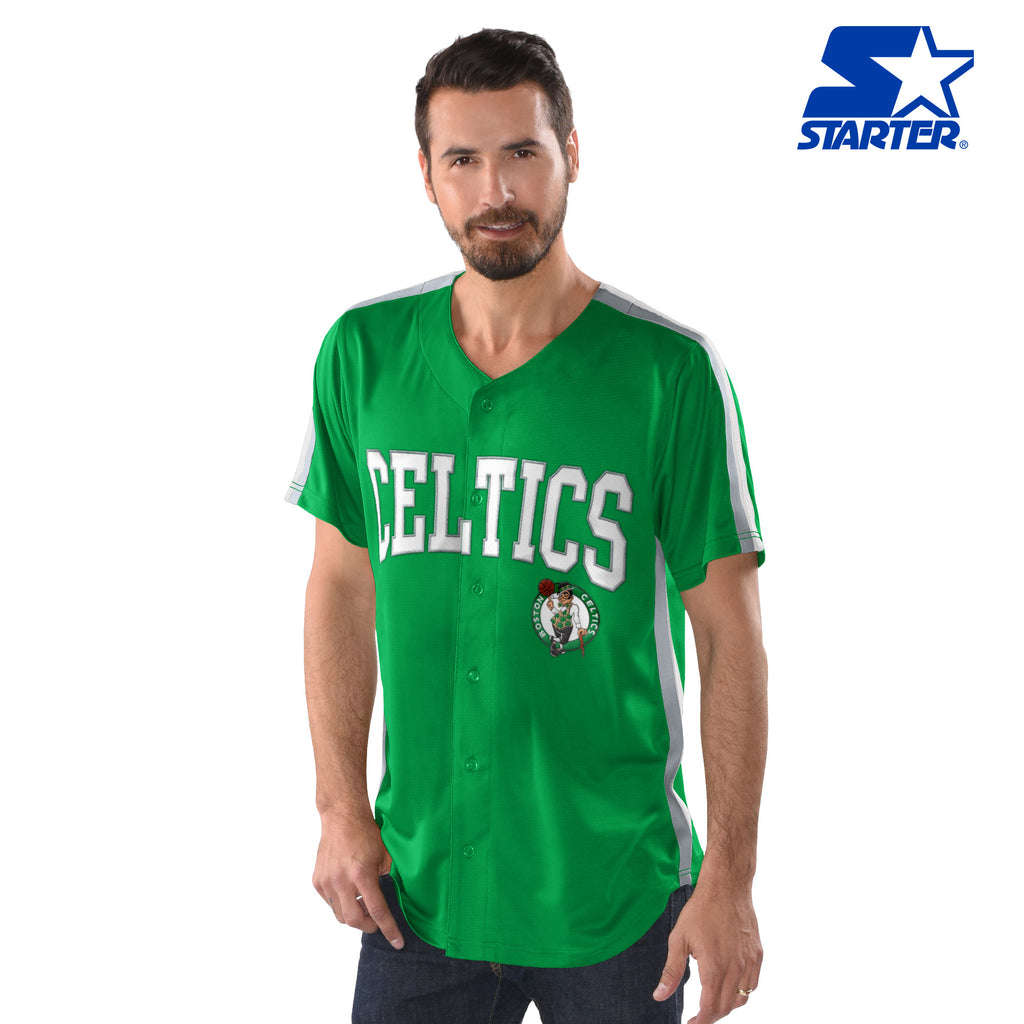 Official Starter Boston Celtics Button-Up Jersey