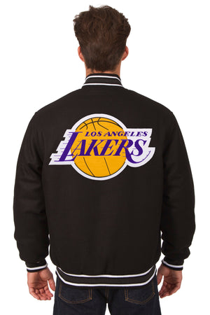 Los Angeles Lakers Wool Jacket – Black