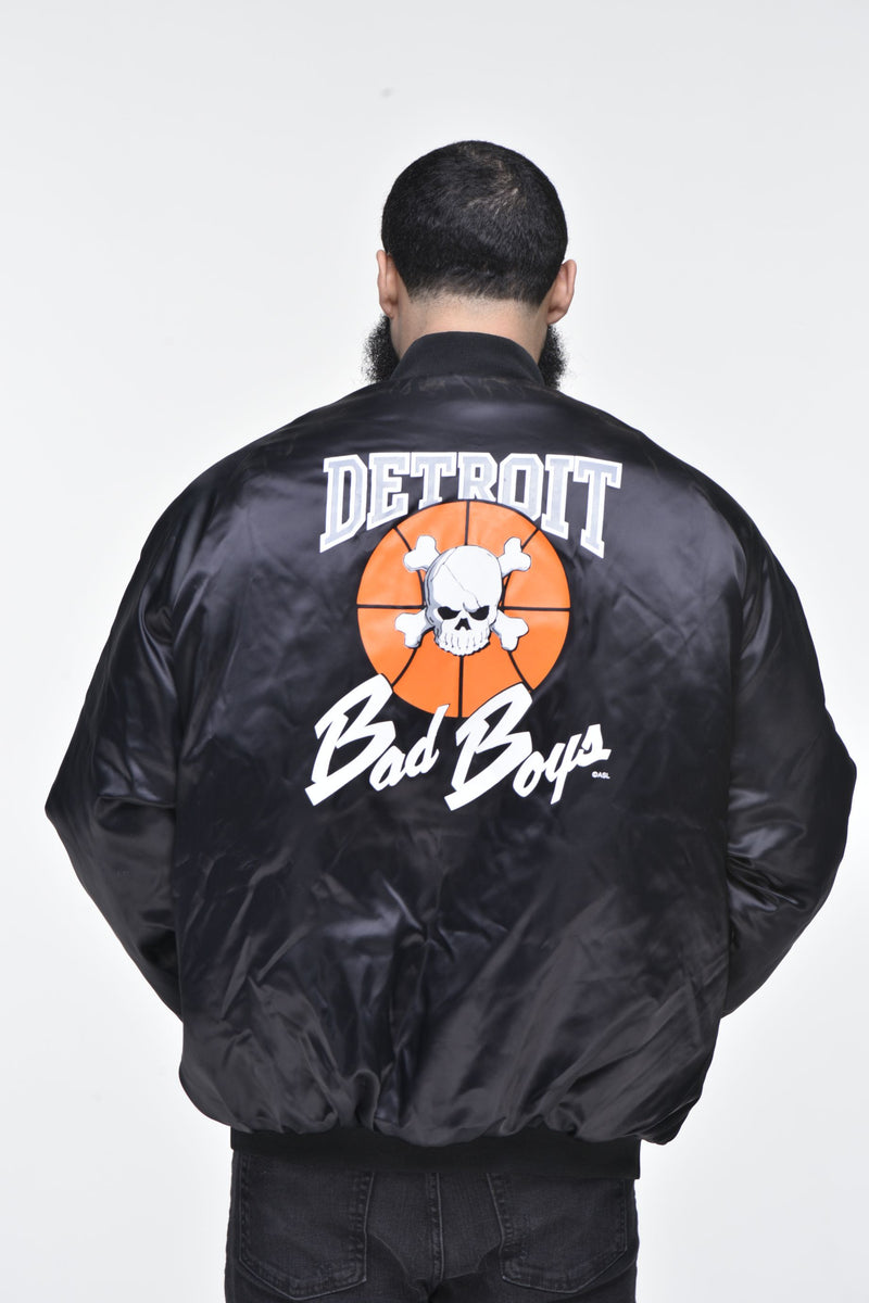 Men’s Detroit Bad Boys Jacket – Black