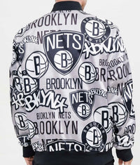 Pro standard Brooklyn Nets Collage Satin Jacket
