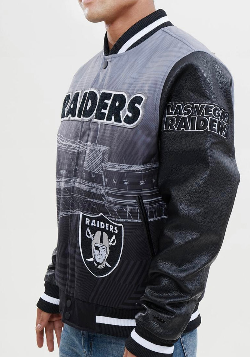 Pro Standard Las Vegas Raiders Super Bowl Champions Varsity Jacket